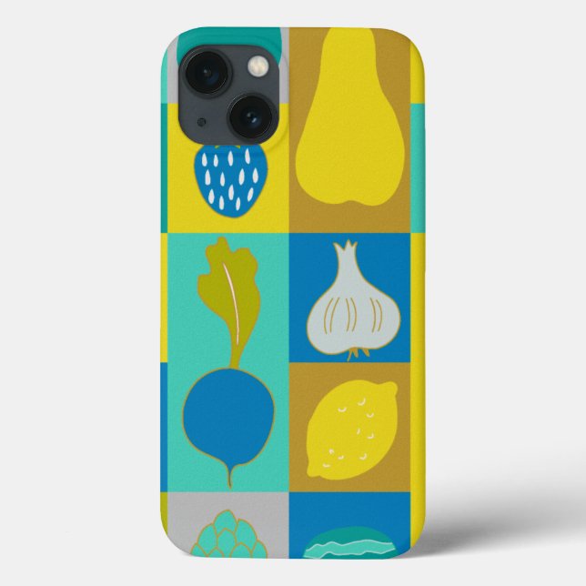 Funda De Case-Mate Para iPhone Bloques de vegetación I (Reverso)