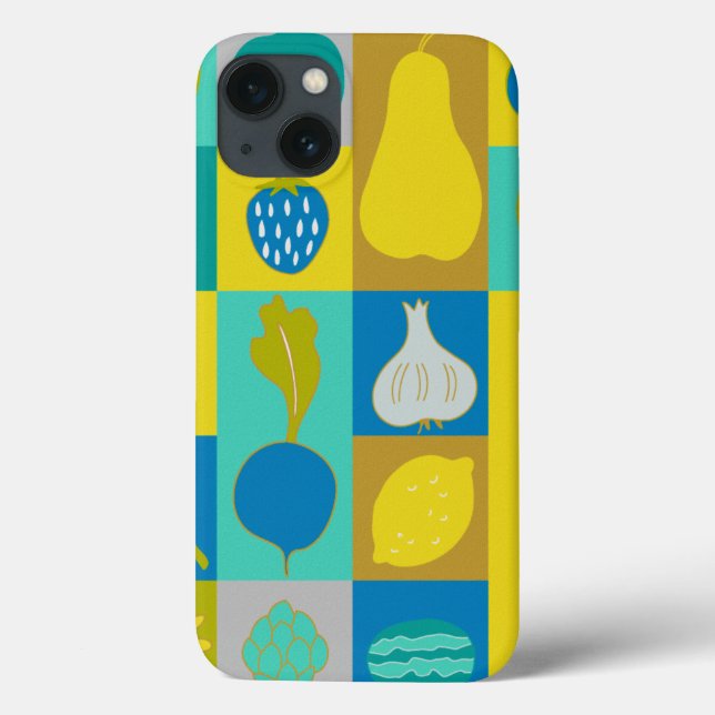 Funda De Case-Mate Para iPhone Bloques de vegetación I (Reverso)