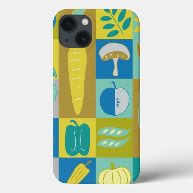 Funda De Case-Mate Para iPhone Bloques de vegetación II (Reverso)