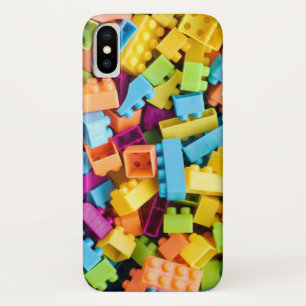 Funda Para iPhone X Bloques huecos plásticos de neón