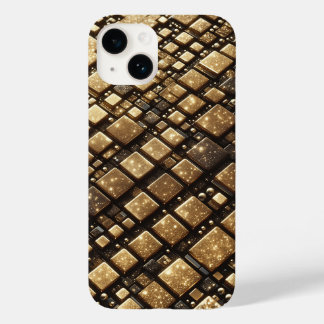 Funda Para iPhone 14 De Case-Mate Bloques Modernos 3D de Lujo Geométricos con Brillo