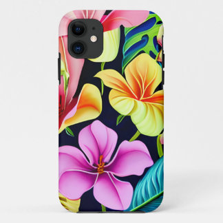 Funda Para iPhone 11 Bloques tropicales de Hawái