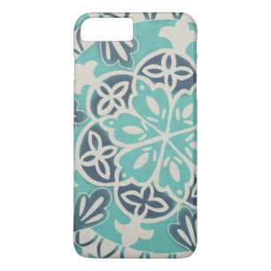 Funda Para iPhone 8 Plus/7 Plus Blue Batik Tile I