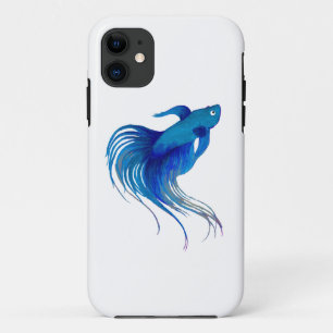 Funda Para iPhone 11 Blue Betta Fish