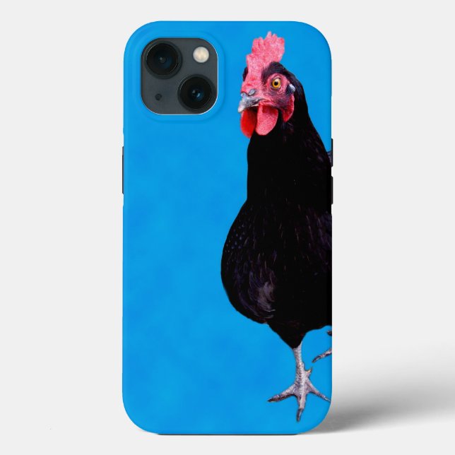 Funda De Case-Mate Para iPhone Blue Chicken Strut, Funda para iPhone 13 (Reverso )