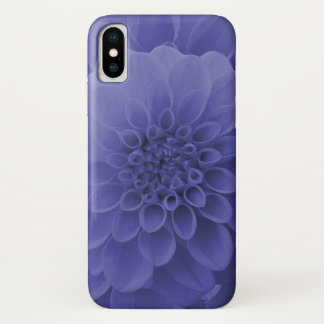 Funda Para iPhone X Blue Dahlia