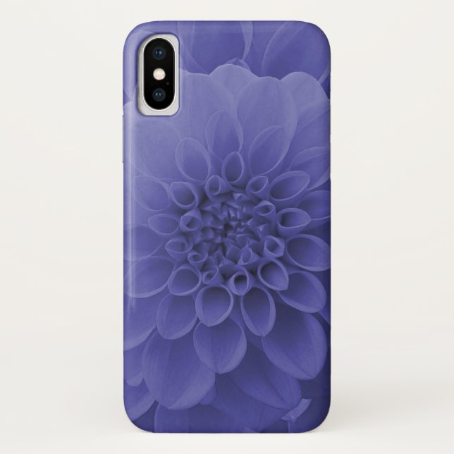 Funda De Case-Mate Para iPhone Blue Dahlia (Reverso)