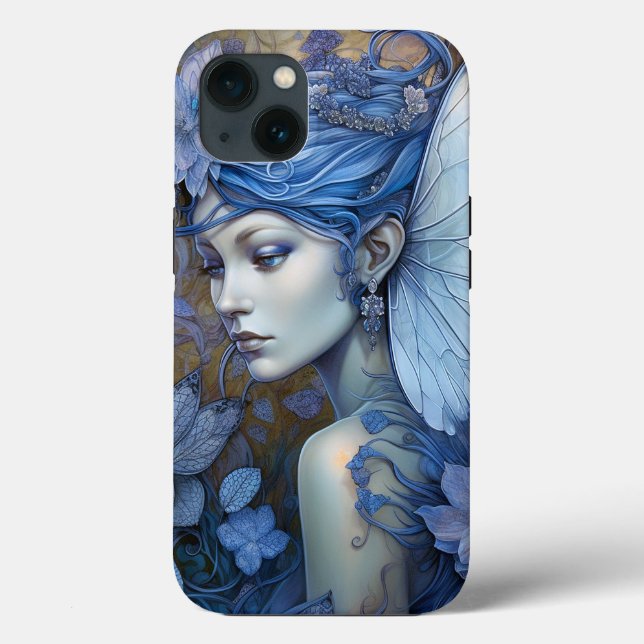Funda De Case-Mate Para iPhone Blue Fairy Fantasy Art (Reverso )