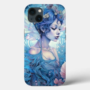 Funda Para iPhone 13 Blue Fairy Fantasy Art
