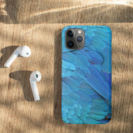 Funda Para iPhone 11 Pro Blue feathers