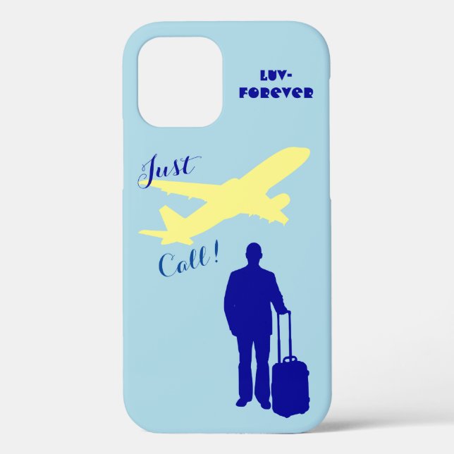 Funda De Case-Mate Para iPhone Blue Forever Luv (Reverso )