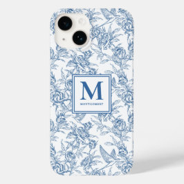 Funda Para iPhone 14 De Case-Mate Blue French Toile Name