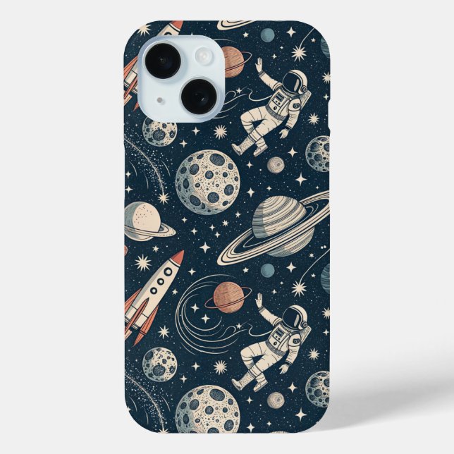 Funda De Case-Mate Para iPhone Blue Galaxy Adventure (Reverso )