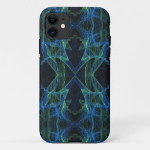 Funda Para iPhone 11 Blue, Green & Black iPhone 5 Personalizado Funda-M