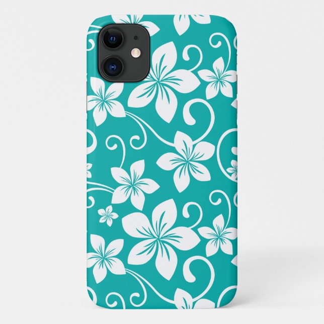 FUNDA DE Case-Mate PARA iPhone BLUE HAWAII (VERDE AZULADO) (Reverso)