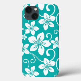 FUNDA PARA iPhone 13 BLUE HAWAII (VERDE AZULADO)