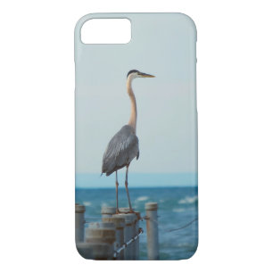 Funda Para iPhone 8/7 Blue Heron Mirando Al Azul