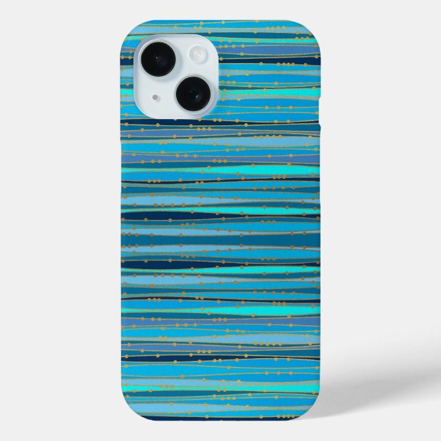 Funda De Case-Mate Para iPhone Blue Lagoon Zen | PERSONALIZADO (Reverso )