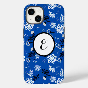 Funda Para iPhone 14 De Case-Mate Blue leaves romantic garden