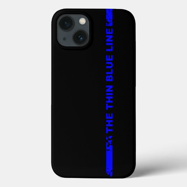 Funda De Case-Mate Para iPhone Blue Line fino (Reverso)