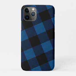 Funda Para iPhone 11 Pro Blue Lumberjack Plaid