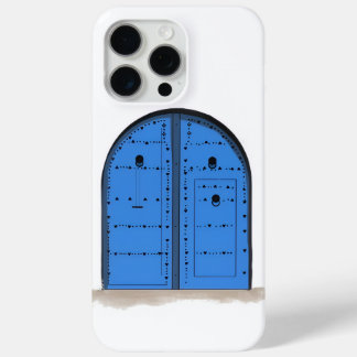 Funda Para iPhone 15 Pro Max Blue Moroccan Door – Elegant Phone Case Design