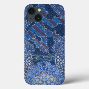 Funda Para iPhone 13 Blue Ornate Mosaic Art, Alemania
