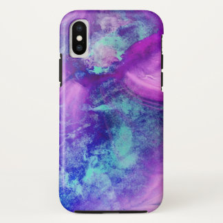 Funda Para iPhone XS Blue Purple Space