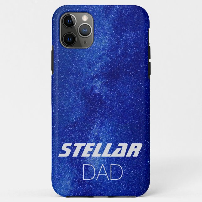 Funda De Case-Mate Para iPhone Blue Stellar Dad (Reverso)