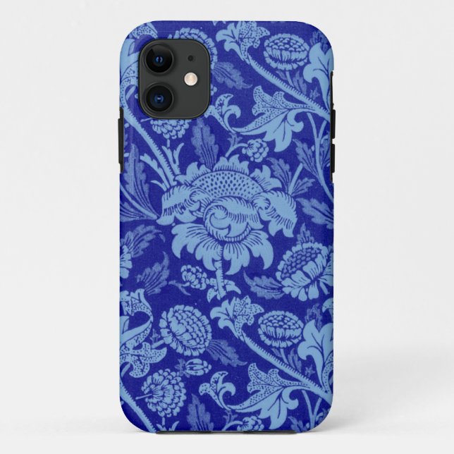 Funda De Case-Mate Para iPhone Blue Wey by William Morris (Reverso)