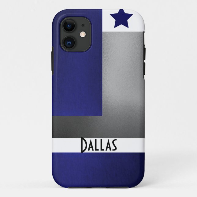 Funda De Case-Mate Para iPhone Blue White & Silver - Dallas Iphone 5 Funda-2 (Reverso)