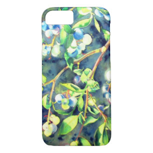 Funda Para iPhone 8/7 Blueberries, fruta romántica
