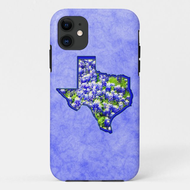 FUNDA DE Case-Mate PARA iPhone BLUEBONNETS DE TEJAS (Reverso)