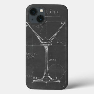 title_seo2 Blueprint de cristal de Martini blanco y negro