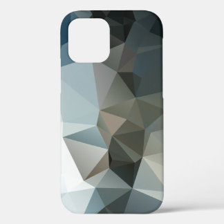Funda Para iPhone 12 Blues y negros Resumen arte pirámide