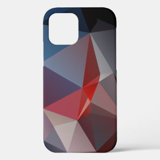 Funda Para iPhone 12 Blues y rojos resumen arte pirámide