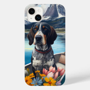 Funda Para iPhone 14 Plus De Case-Mate Bluetick Coonhound en una paleta: Una aventura esc