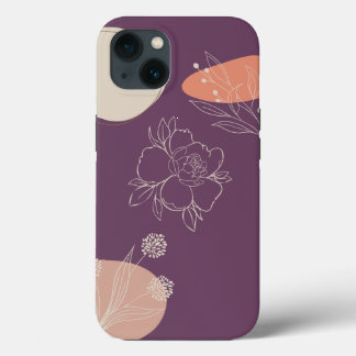 Funda Para iPhone 13 Blumen Boho-style