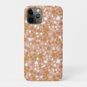 Funda Para iPhone 11 Pro Blush Gold terrazzo Minimal moderno