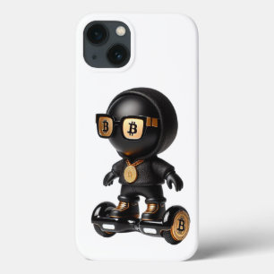 Funda Para iPhone 13 Bman en un Hoverboard, Bitcoin, por Natasha Us  