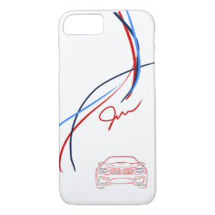 Funda Para iPhone 8/7 BMW M4 raya la caja blanca del iPhone 7