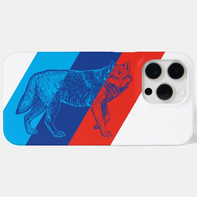 Funda De Case-Mate Para iPhone BMW M Wolf White Edition (Reverso (Horizontal))