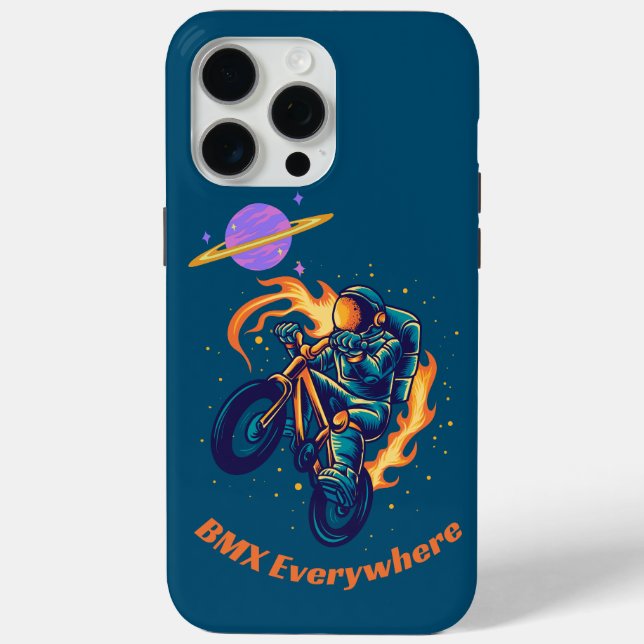 Funda De Case-Mate Para iPhone bmx en todas partes (Reverso )