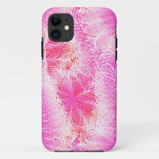 Funda Para iPhone 11 Boa de plumas rosada