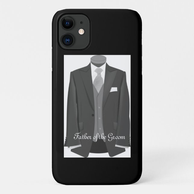Funda De Case-Mate Para iPhone Boda Padre del Groom (Reverso)