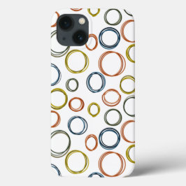 Funda Para iPhone 13 Boho Circles