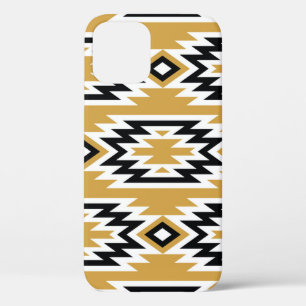 Funda Para iPhone 12 Boho étnico: patrón geométrico vintage.
