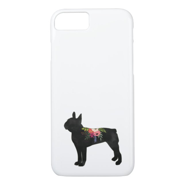 Funda De Case-Mate Para iPhone Boho Floral Silhouette (Reverso)