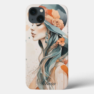 Funda Para iPhone 13 Boho Lady