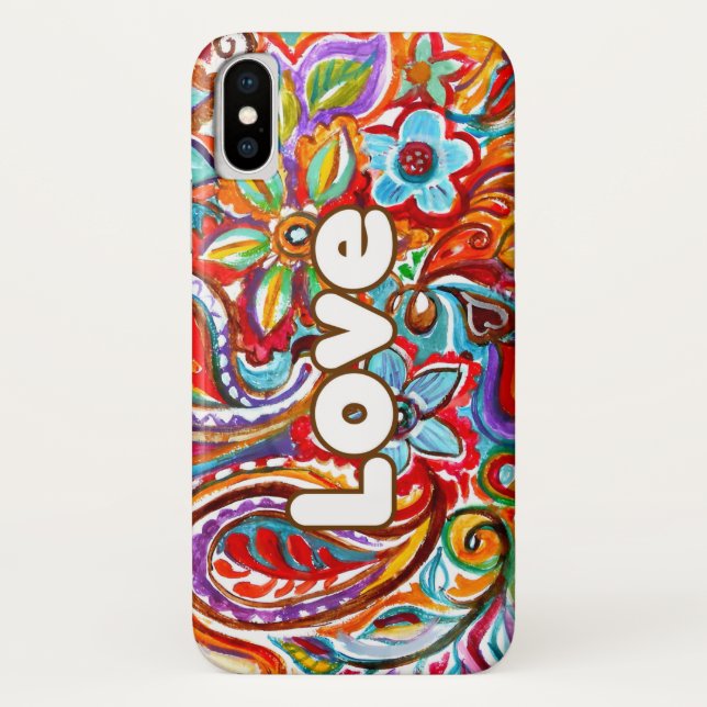Funda De Case-Mate Para iPhone Boho Love (Reverso)